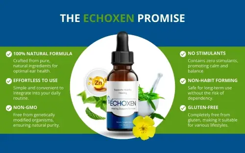 What is EchoXen hearing support formula product bottle